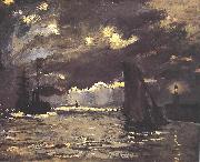 Claude Monet A Seascape Spain oil painting artist